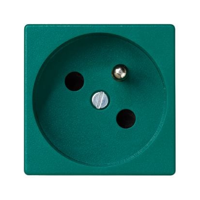 K45 Socket Connect cu un singur / u verde IP20 16A (K22 / 27)