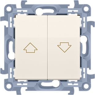 Simon orb buton 10 singură cremă 10A (CZP1.01 / 41)