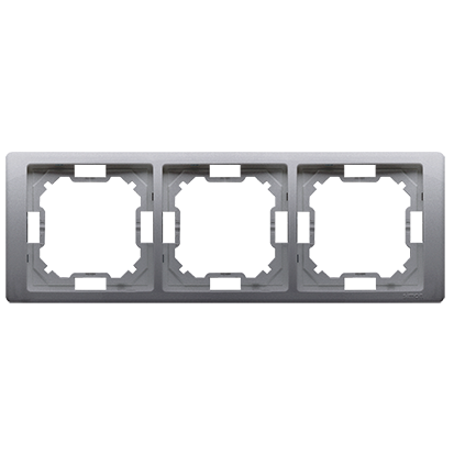 Caseta 3 ori Basic Neos metalic inoxidabil (BMRC3 / 21)
