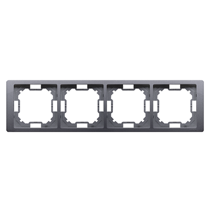 Caseta 4 ori Basic Neos mat argintiu metalic (BMRC4 / 43)