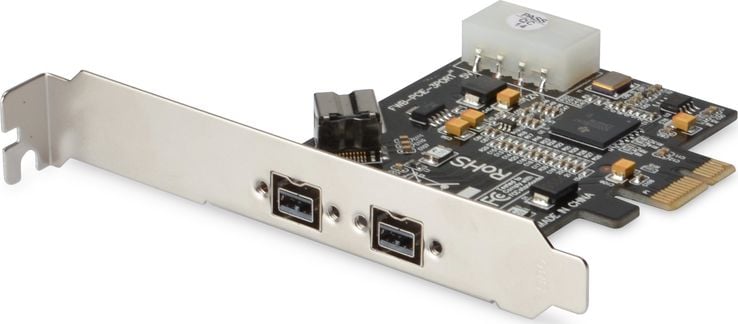 DIGITUS Add-On Card Firewire (800) PCI Express, 2xExt. 1xInt. IEEE1394b 9pin, DS-30203-2