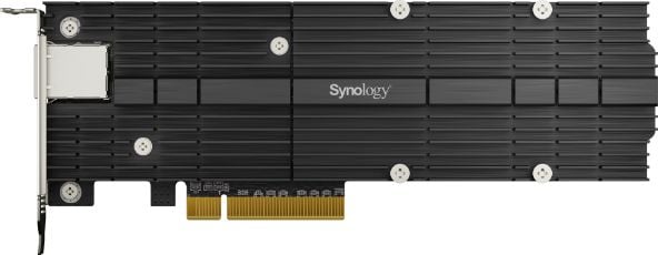 Controler Synology PCIe 3.0 x8 - 2x M.2 PCIe NVMe + 10Gbe Ethernet (E10M20-T1)