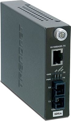 Convertor de fibre SC TRENDnet 10/100Base-TX la 100Base-FX monomod (TFC-110S60i)