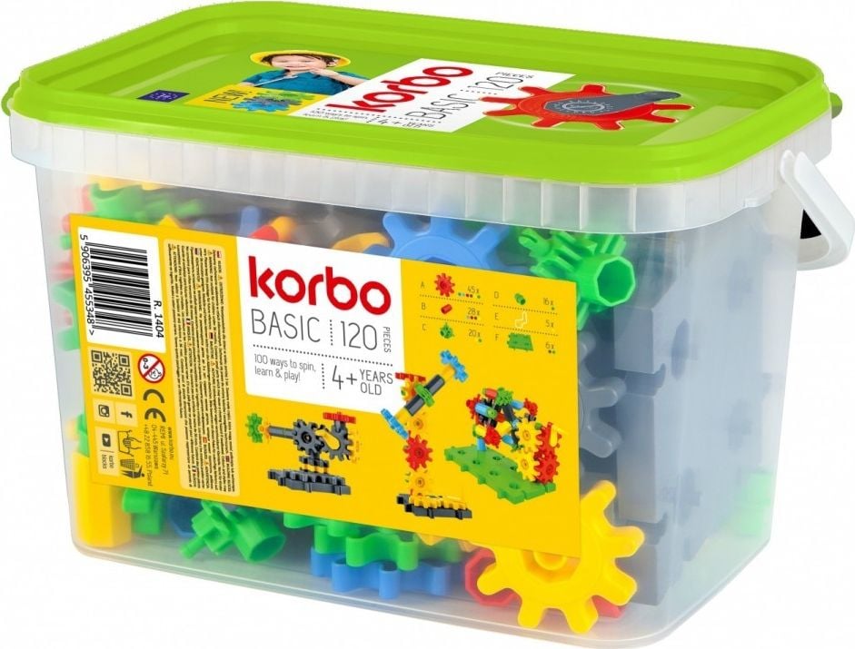 Korbo Blocks Basic 120 buc