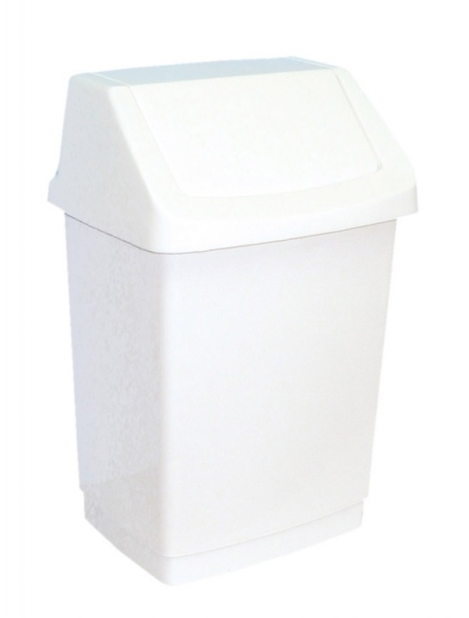 Cosuri de gunoi - Coș de gunoi basculant Curver Click-It 15L alb (BHP HIC 2026)