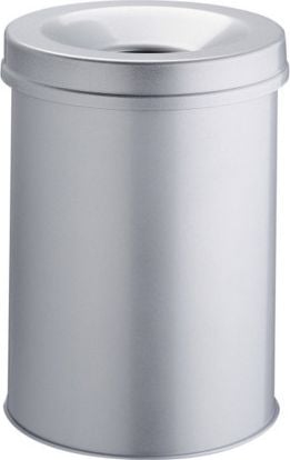 Coș de gunoi durabil de 30 l, argintiu (330610)
