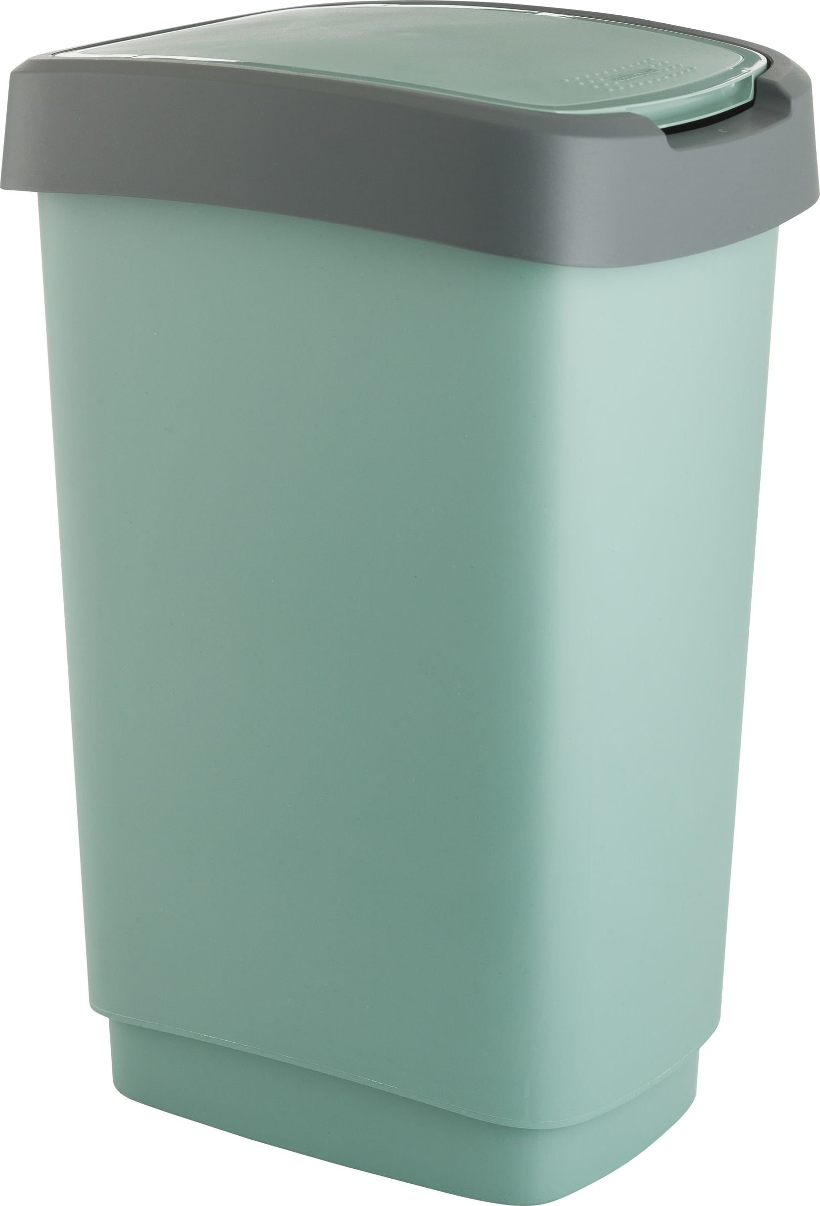 Cosuri de gunoi - Cos de gunoi Rotho Twist Eco, 50 L, verde