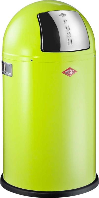 Cos de gunoi WESCO Pushboy, Otel, 50 L, Galben