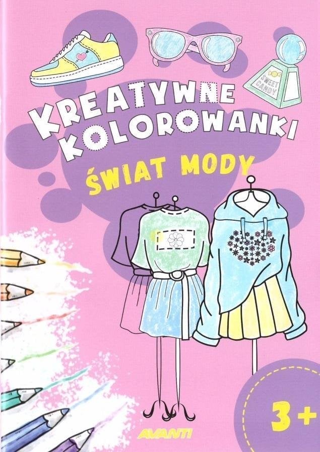 Planse de colorat creative. Lumea modei