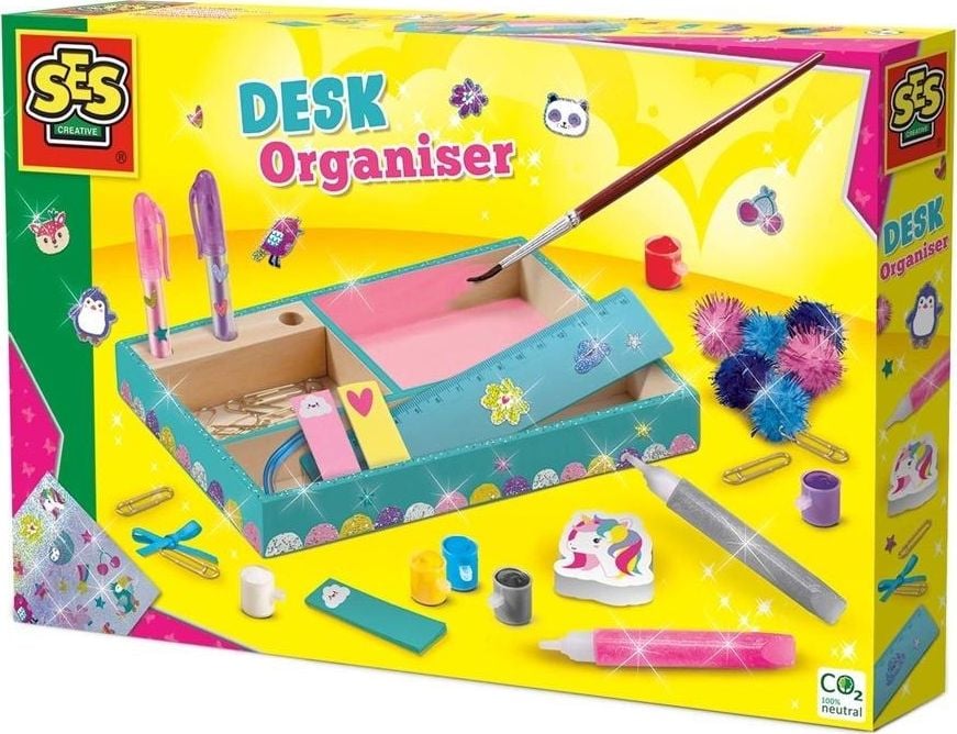 Organizator de birou creativ SES Creative - jucării creative pentru băieți și fete