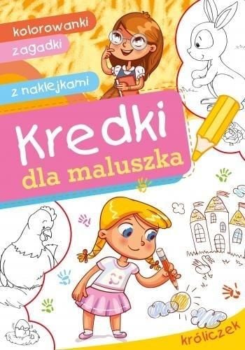 Creioane colorate pentru copil. Iepurasul