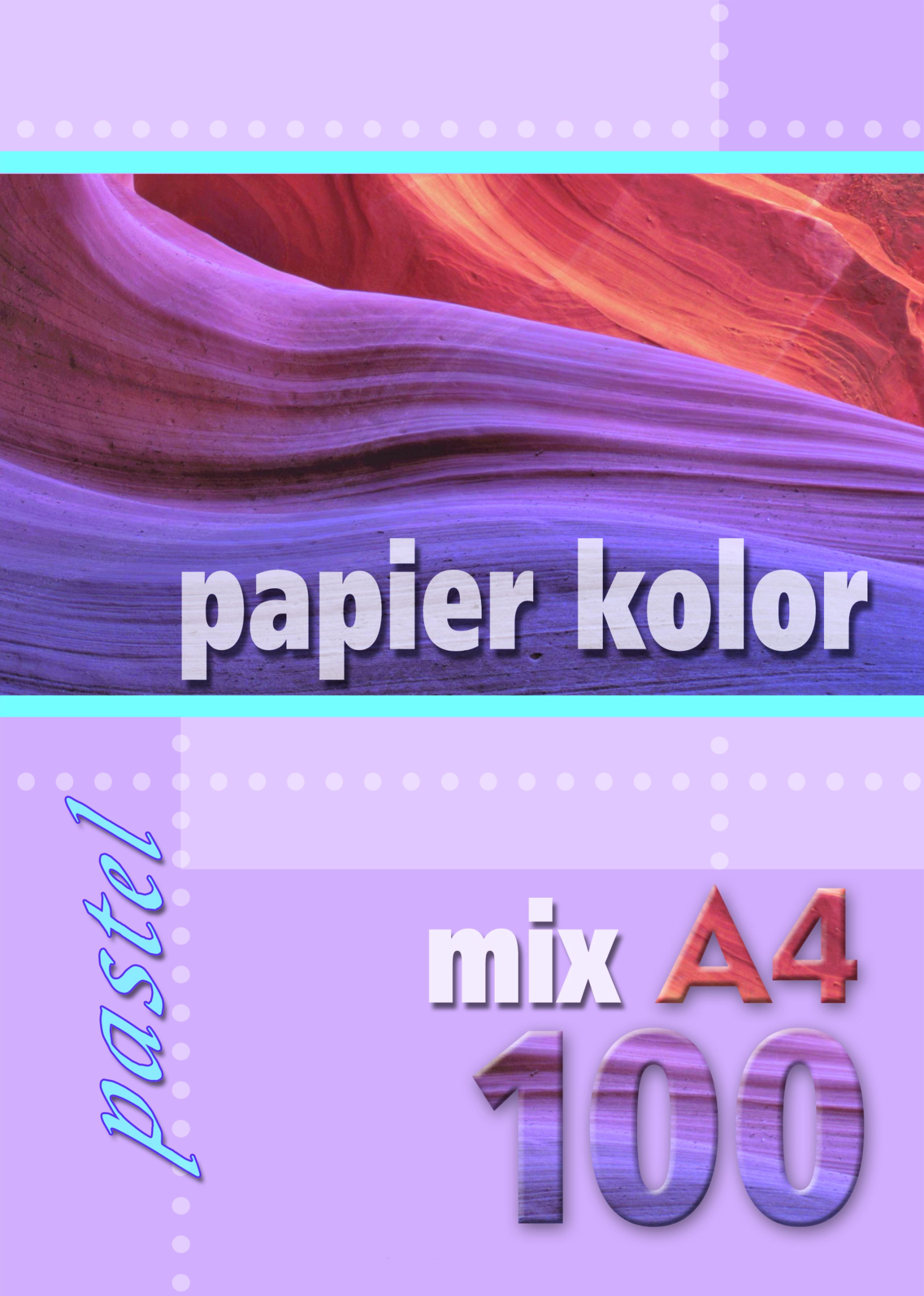 Hartie si produse din hartie - 100k A4 color de hârtie 80g mix de culori pastel