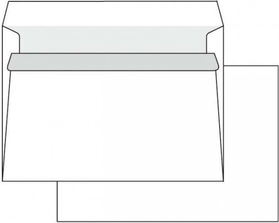 Envelope adeziv, C6, 114 x 162 mm 1000.