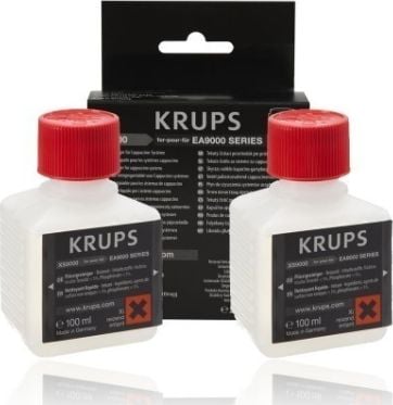 Set 2 sticle detergent lichid de curatare a sistemului auto cappuccino Krups XS9000