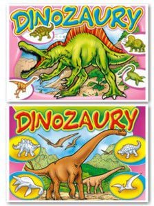 Książeczka do kolorowania, mała Dinozaury - KRZESIEK 047