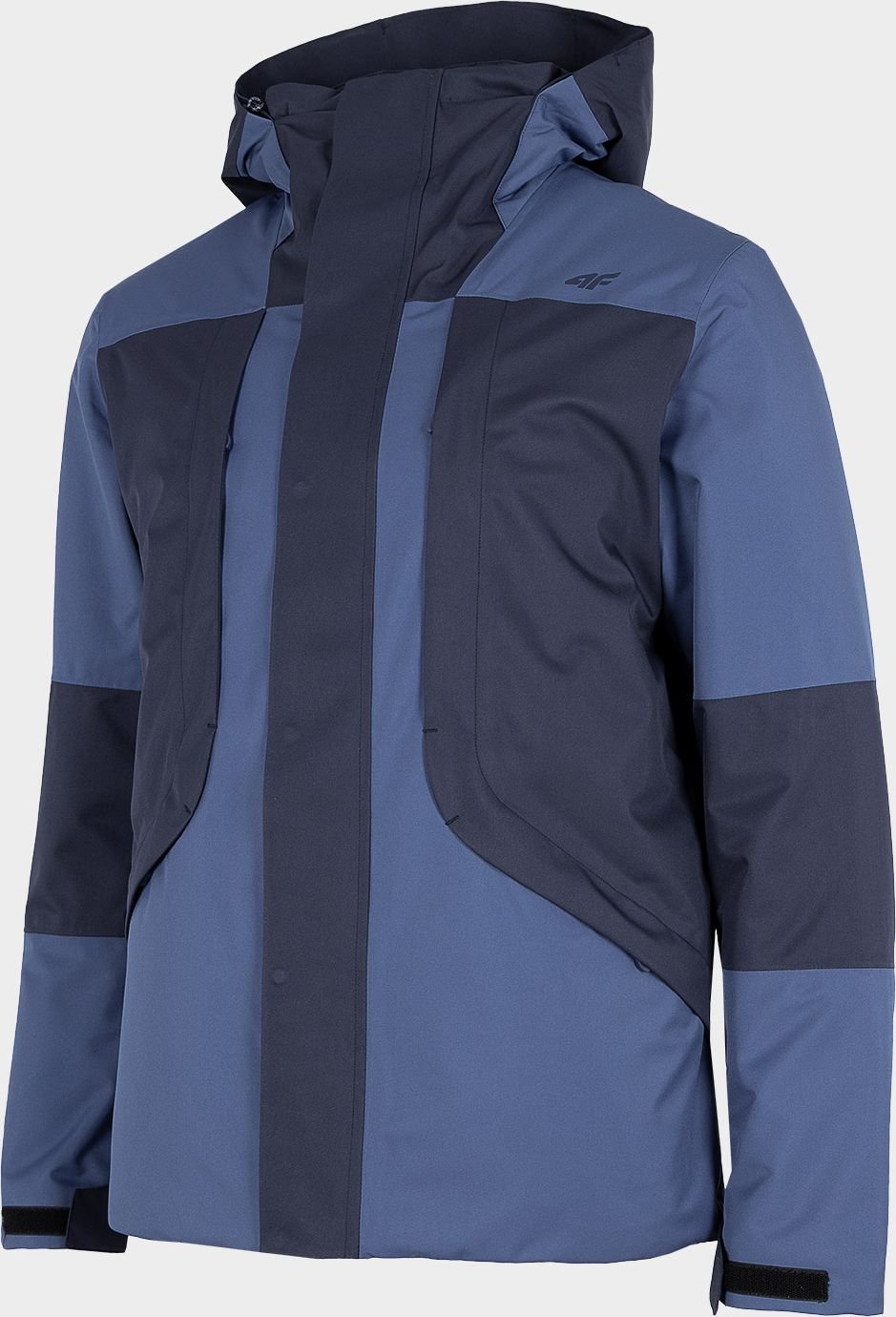 Jachetă de schi pentru bărbați 4f H4Z22-KUMN005 Albastru bleumarin s. 2XL