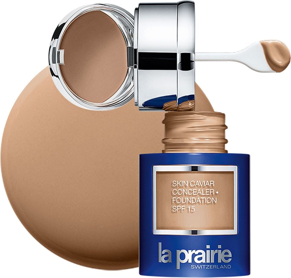 LA PRAIRIE Skin Caviar Concealer Foundation SPF15 podkład kawiorowy w kremie z korektorem Honey Beige 30ml