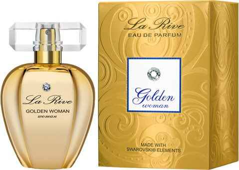 La Rive Apa de parfum Golden with crystals Swarovski EDP 75ml