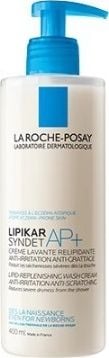 Gel crema de curatare anti-iritatii La Roche-Posay Lipikar Syndet AP+ pentru bebelusi, copii si adulti, pielea cu tendinta atopica, 400 ml