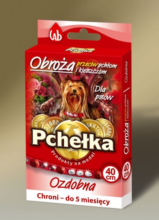 Pchelka câine guler 40cm decorative