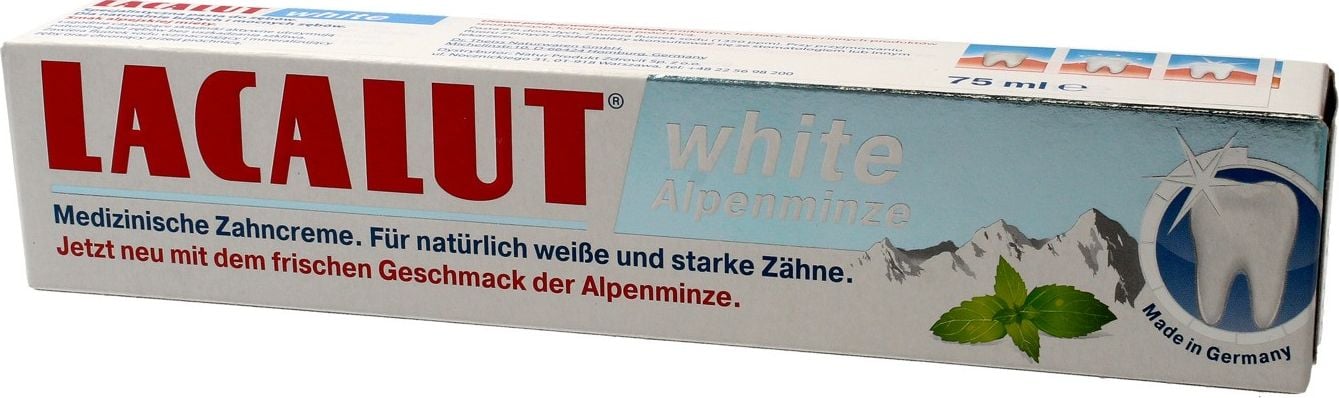 Pasta de dinti Lacalut White Alpenminze 75ml