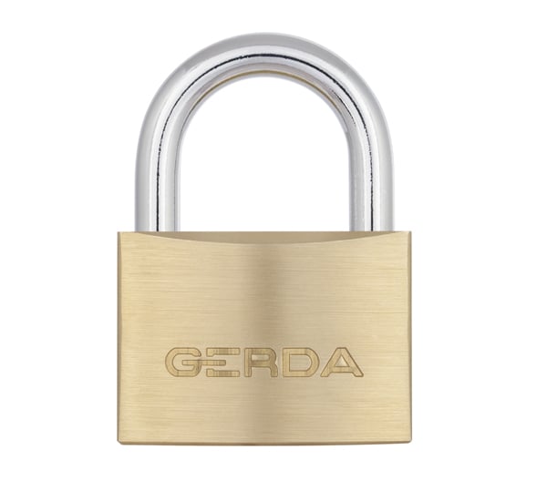 Lacăt Gerda Brass 60mm + 3 chei (KMP60)