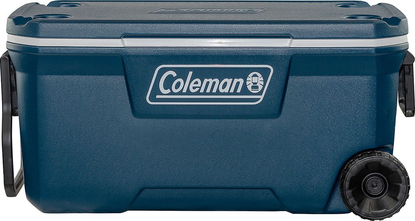 Cutii frigorifice - Lada frigorifica pasiva cu roti Coleman Xtreme 100QT, 92x45x46 cm, 96 litri, bleumarin