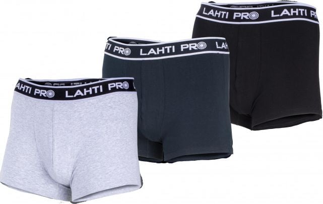 Lahti Pro Boxer bărbați negru, gri, bleumarin, 3 perechi, „m”, lahti