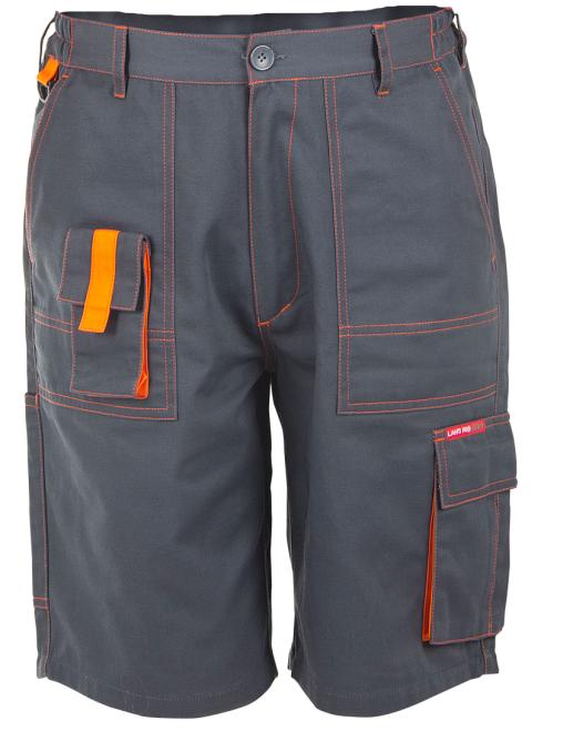 Pantaloni lucru scurt mediu-gros, 7 buzunare, talie ajustabila cu elastic, cusaturi duble, marime 2XL