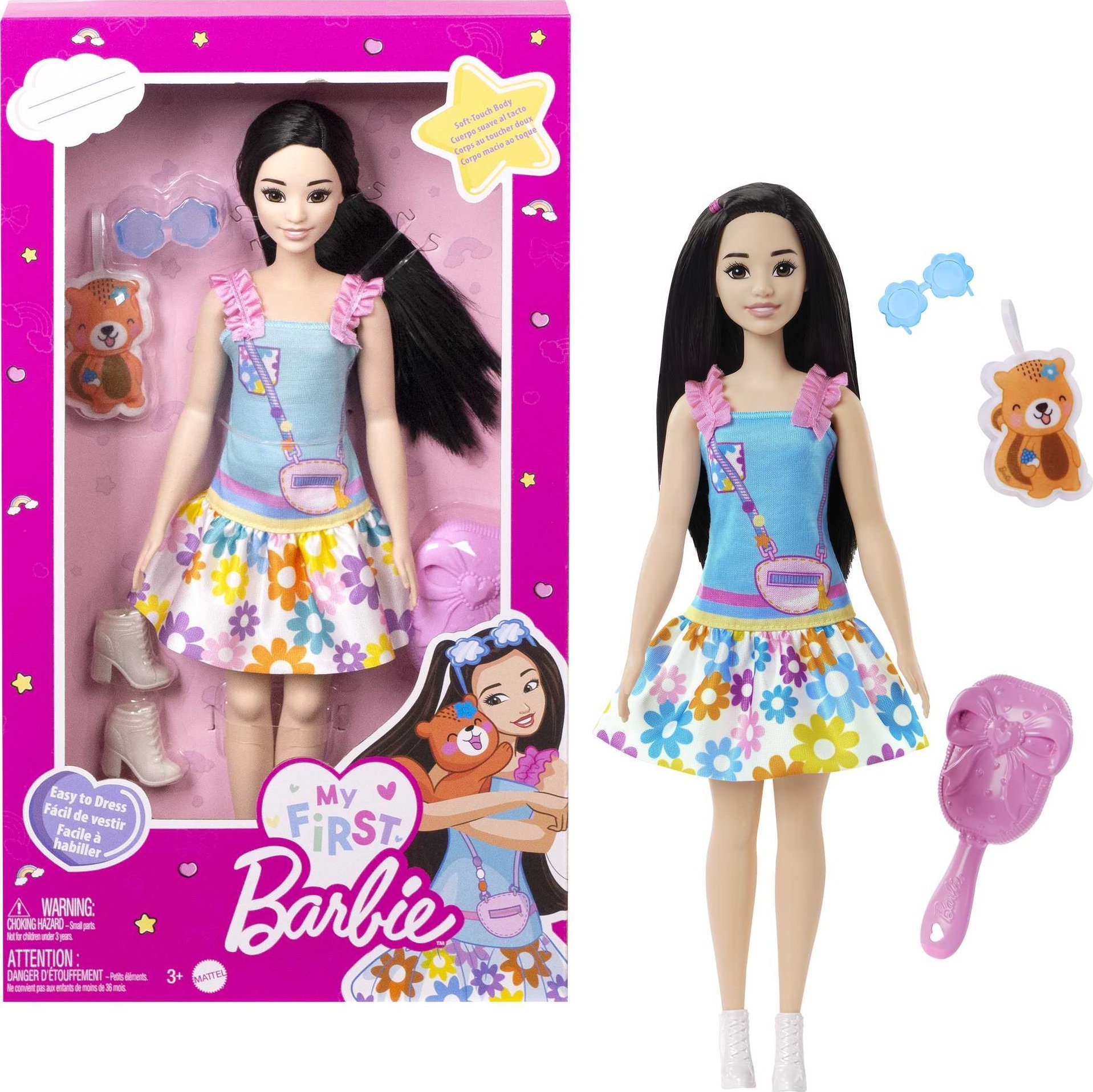 Papusa Barbie Mattel Barbie Prima mea Papusa Barbie + vulpe HLL22