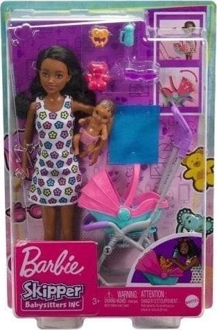 Barbie Mattel Set Barbie Skipper Babysitters Club + papusi HHB68