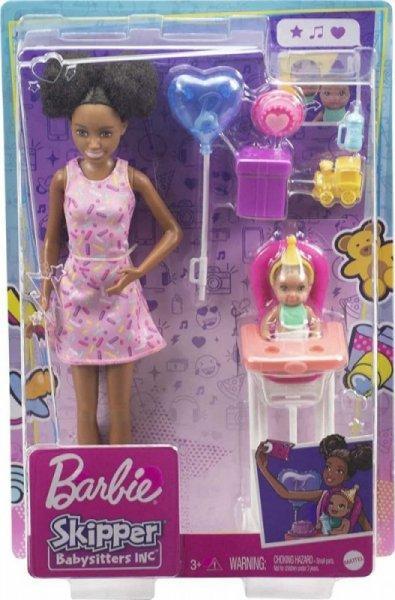 Papusa Barbie Mattel Mattel Papusa Barbie Skipper Club Scaun Babysitters Mini Ziua de nastere GRP41