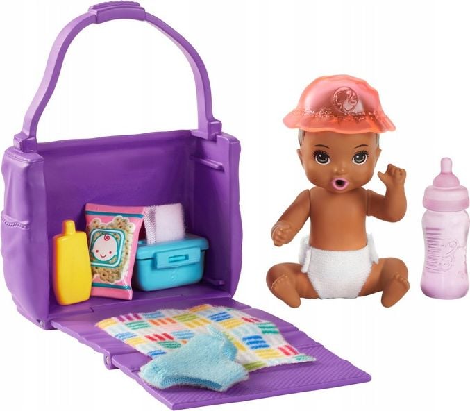 Papusa Barbie Mattel Skipper: Babysitters Club - Baby + accesorii (GHV86)