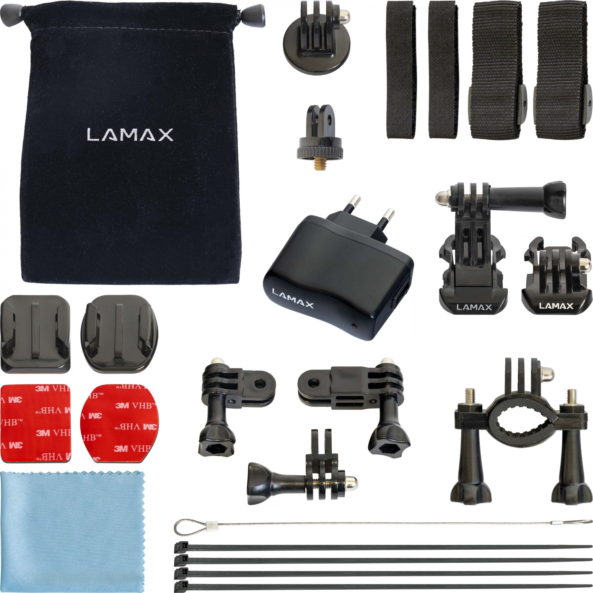 Lamax Set accesorii pentru camere sport L - 15 buc.