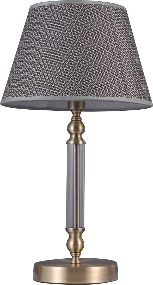 Lampă de masă Italux Lampă de noptieră gri Italux Zanobi TB-43272-1