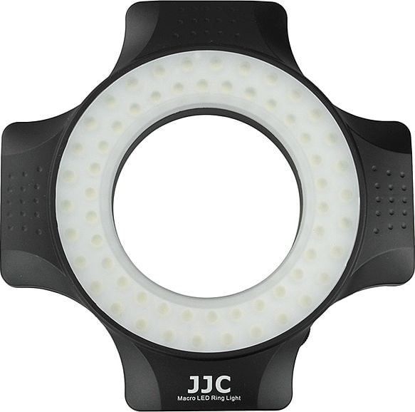 Lampa Circulara macro, JJC, 60 LED, cu reglare, negru