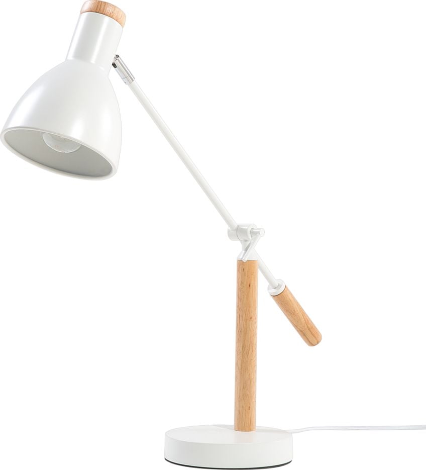 Lampă de birou albă Beliani (63308)