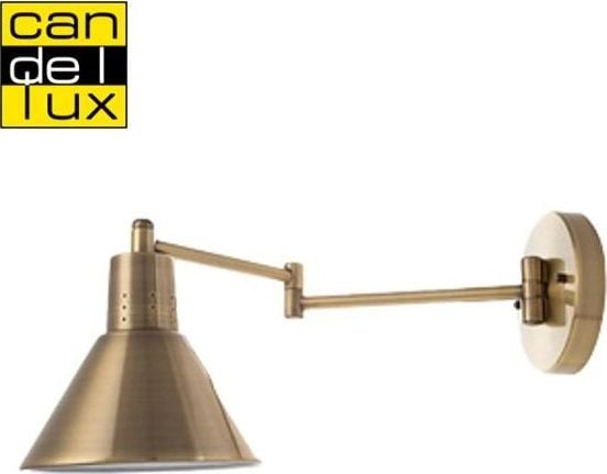 Lampa de perete, 1x40W, E14, Auriu