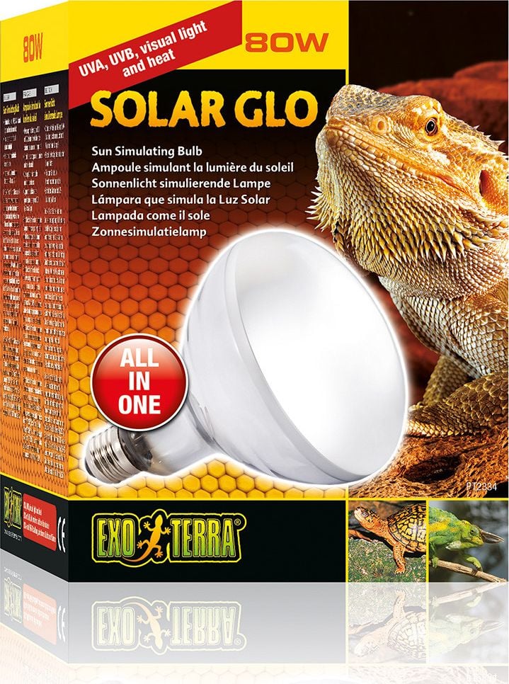 Lampa Exo Terra EX-3348 Solar Glo 80W, filet E27, 70 CRI, randament termic - 70%