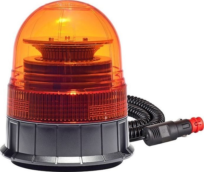 Girofar 12/24V, h169, LED, prindere cu magnet sau 3 suruburi W02M 02300 Amio