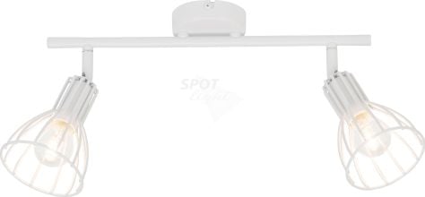 Plafoniera SPOT Light Corp de iluminat Megan 2x60W E14 alb (2743202)