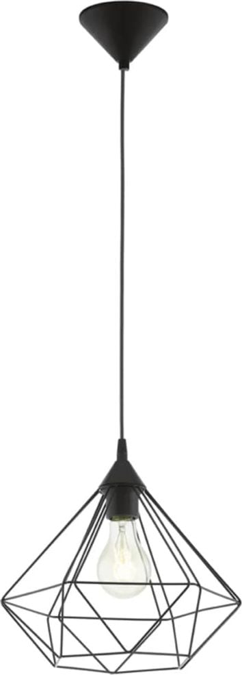 Lampă suspendată EGLO Lampă suspendată cu sârmă Eglo Tarbes 1x60W E27 negru 94188