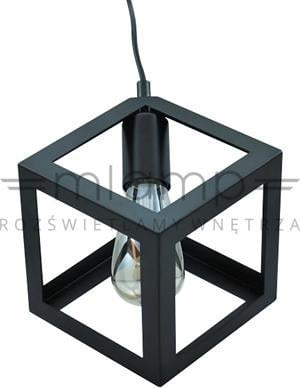 Lampă suspendată Polux Lamp IL MIO Sweden Lampă suspendată POLUX P140235-1 pătrat negru