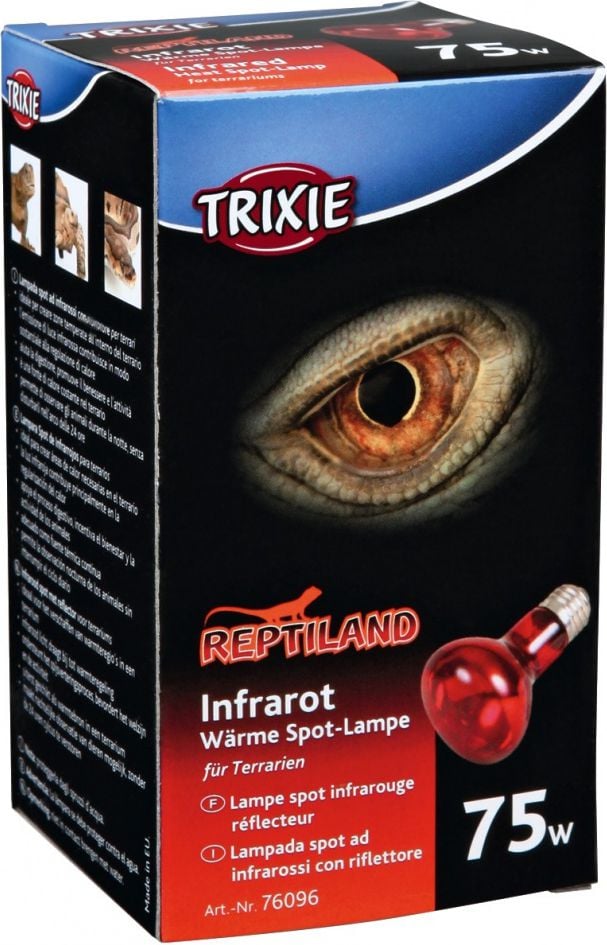 Lampa Trixie Infrarosu Pentru Terariu 63 X 100 mm 75W 76096