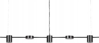 Lampa wisząca Beliani Lumarko Lampa wisząca LED 5-punktowa metalowa czarna SESTRA!