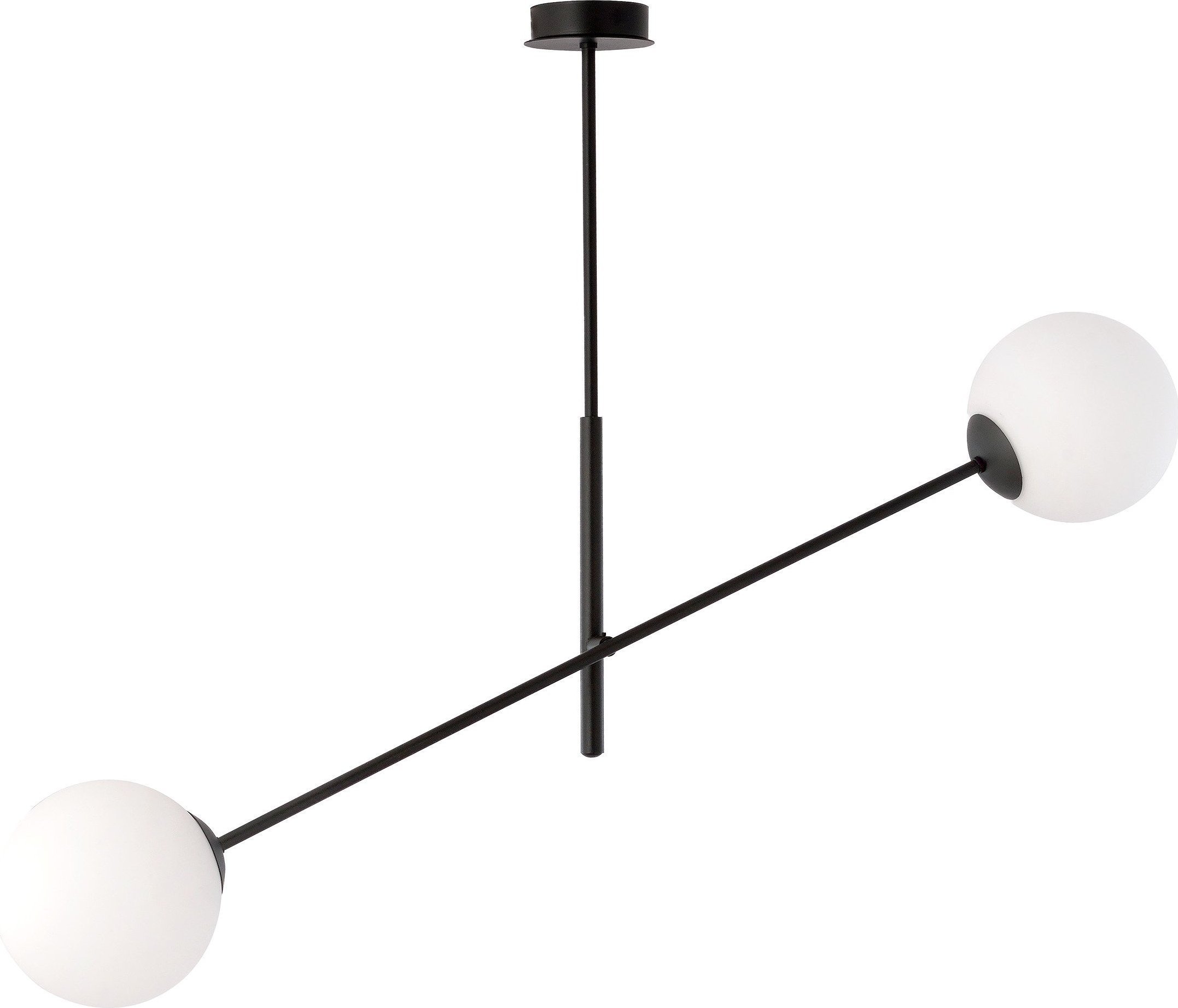 Suspensie Lampa suspendata Orno LAINA, putere max.2x40W, E14, alb-negru