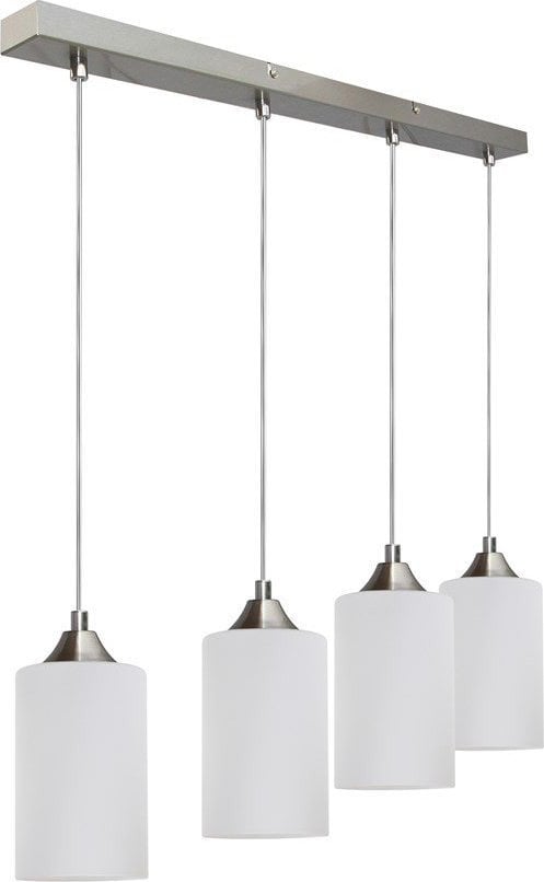 Lampa suspendata Topeshop Bosco Mix Lampa suspendata 4xE27 Max.60W Satin/Transparent/Alb
