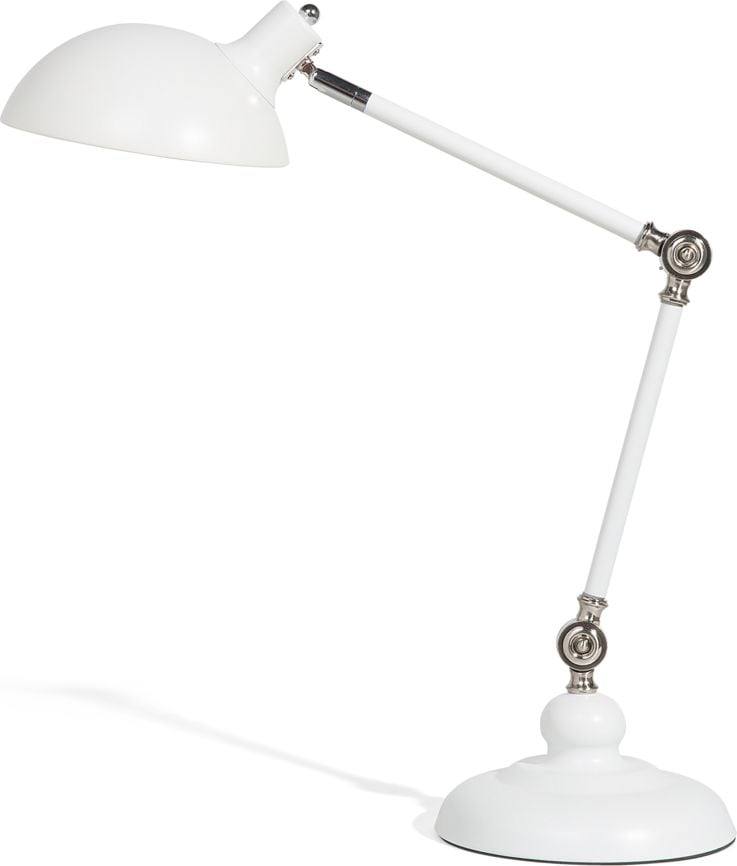 Lampă de birou Beliani albă (43146)