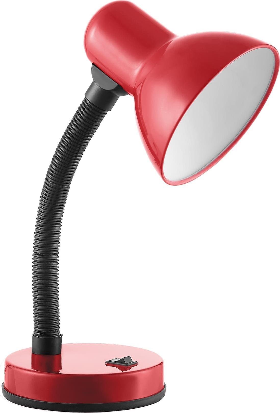 Lampa de birou VIRONE FUPI DL-4/R, E27, 40 W, IP20, cablu 1 m, brat flexibil, rosu/negru