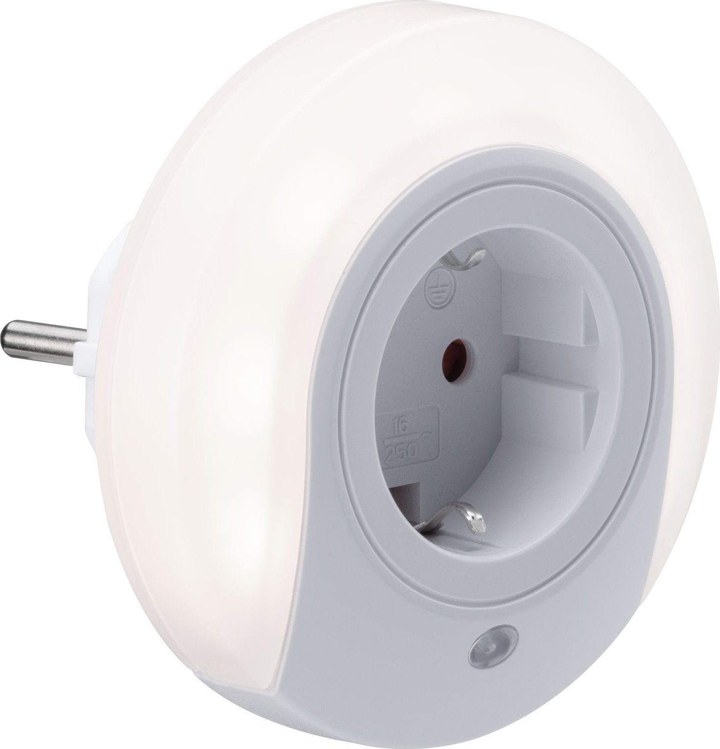 Lampă cu priză pentru iluminat nocturn Paulmann Esby Plug White 0.2W 3000K Senzor